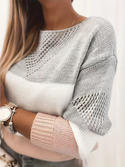 Béatrice ♡ Pull en maille découpé