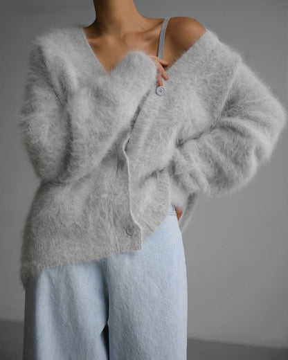 Louna  ♡ Pull tricoté à col en V