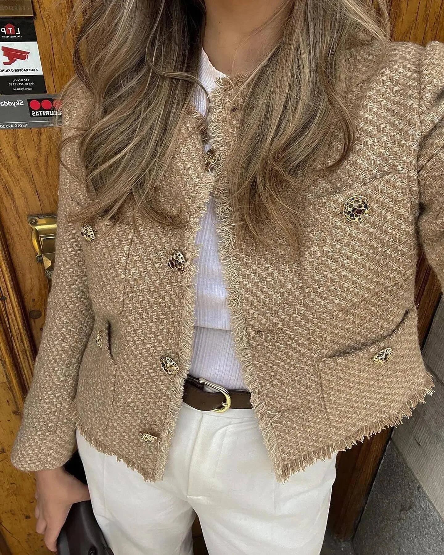 Cordelia ♡ Veste en tweed chic