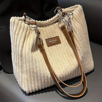 Samantha ♡ Sac fourre-tout en velours côtelé