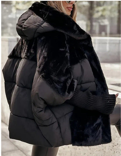 Miah ♡ Veste doudoune fourrure