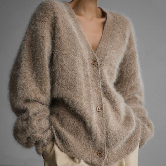 Louna  ♡ Pull tricoté à col en V