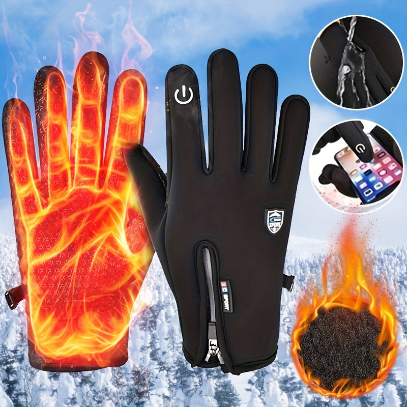 Hipberlin Gants électriques rechargeables à écran tactile