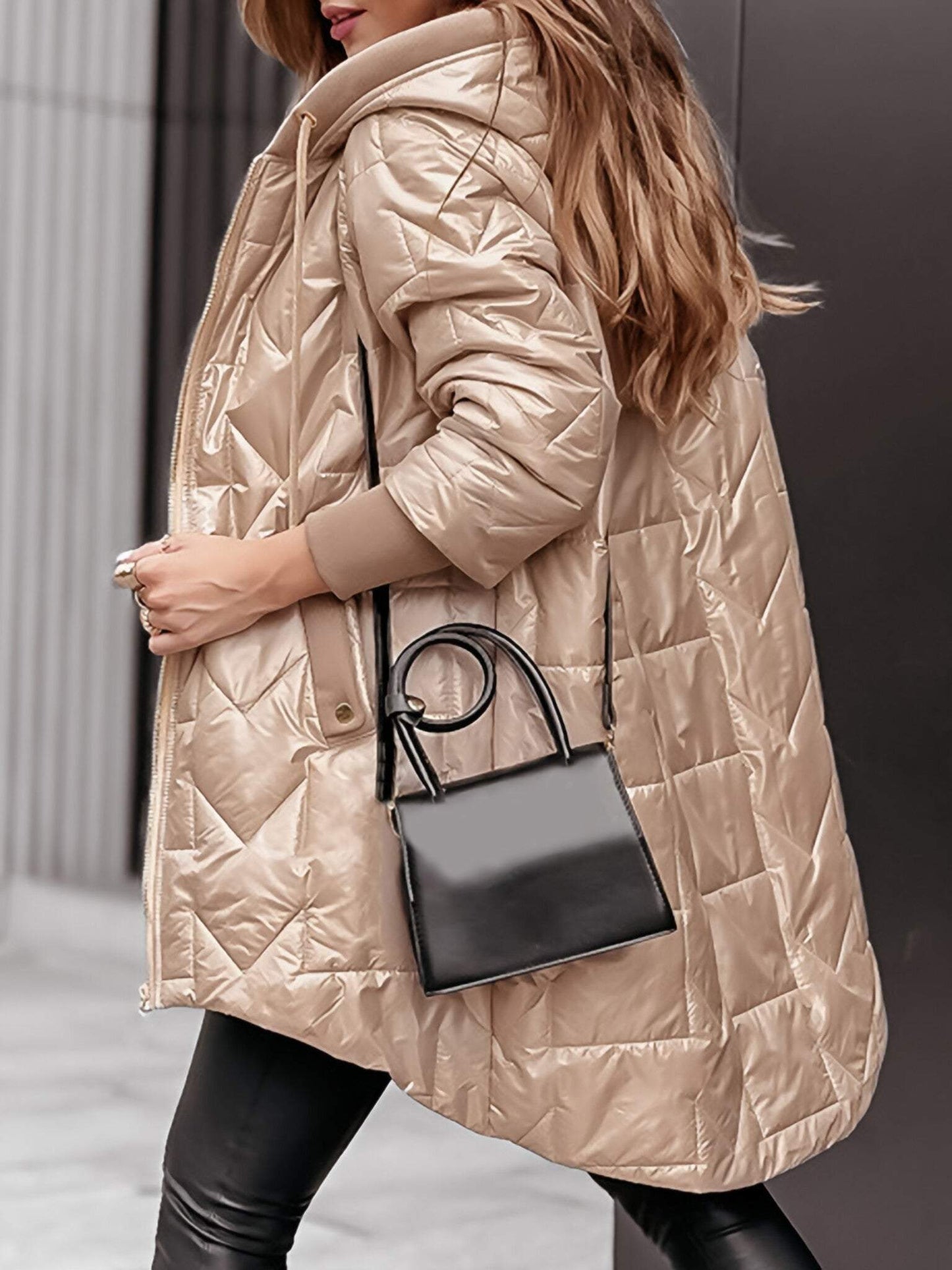 Sarah ♡  Elégant manteau à capuche
