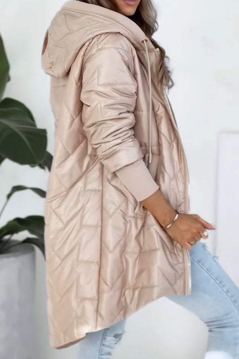 Sarah ♡  Elégant manteau à capuche