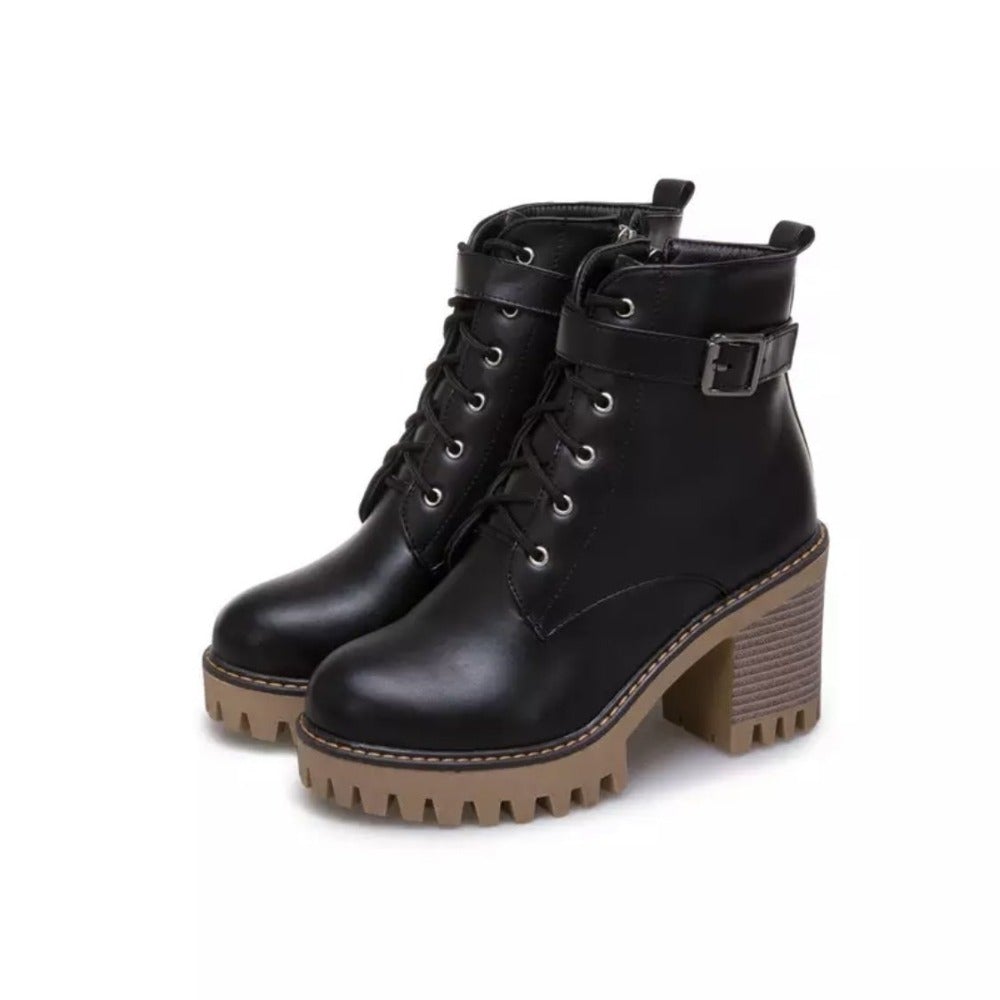 Anabelle ♡ Bottes à plateforme élégantes