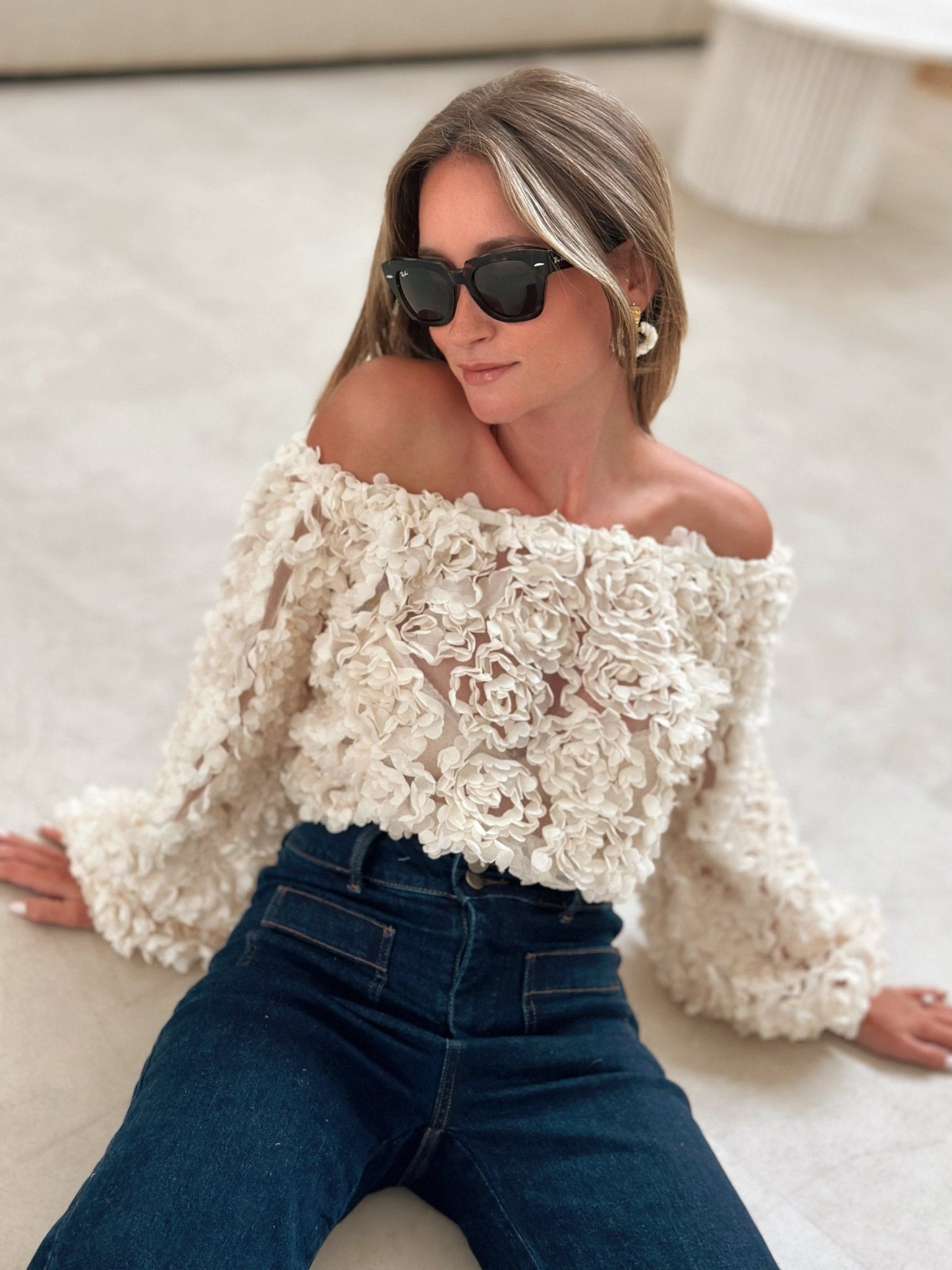 Lila ♡ Blouse beige