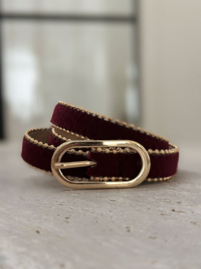 Enoa ♡ La ceinture bordeau