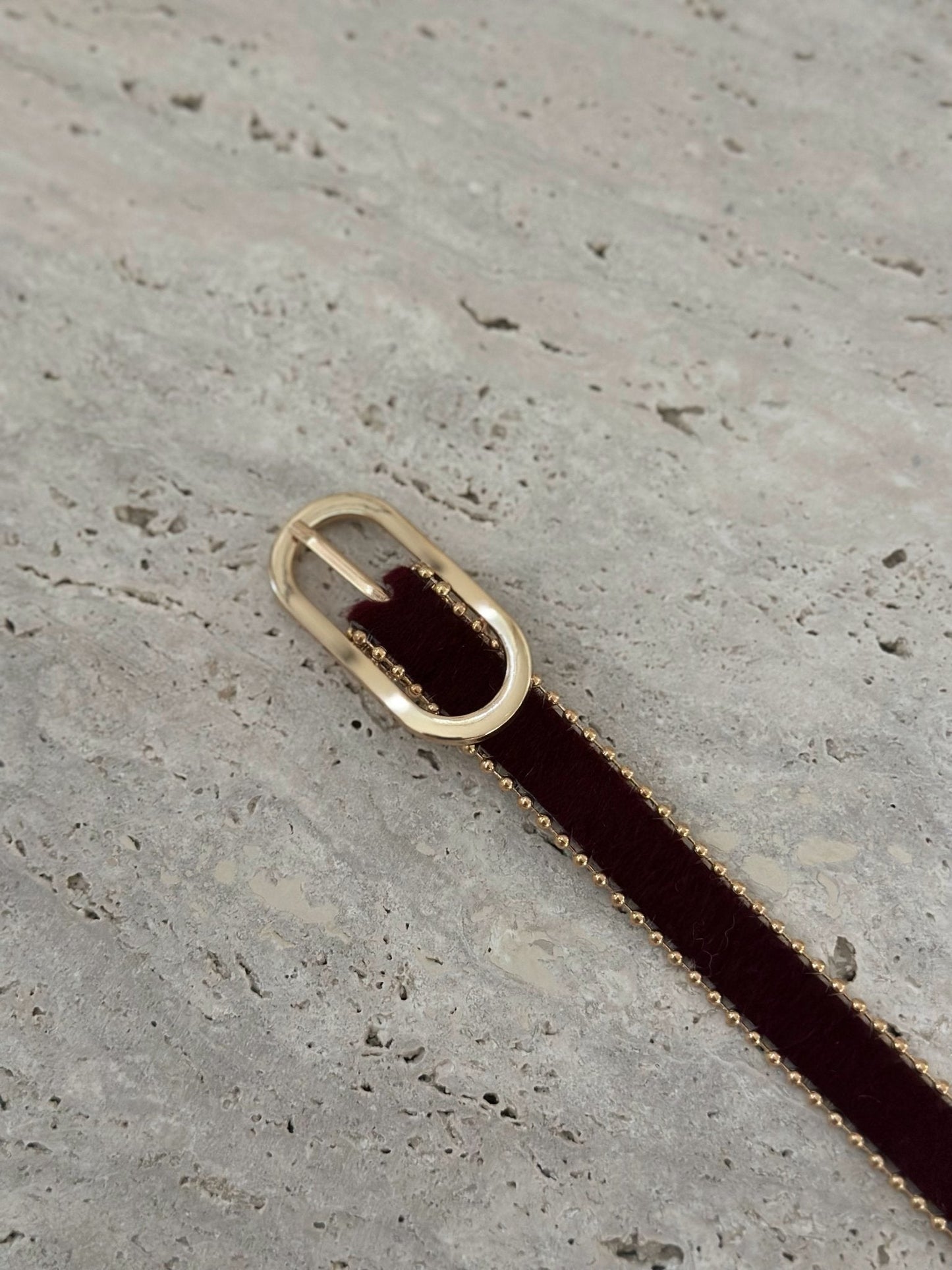 Enoa ♡ La ceinture bordeau