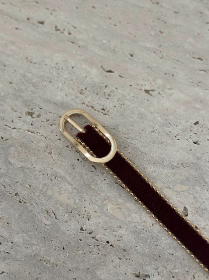 Enoa ♡ La ceinture bordeau