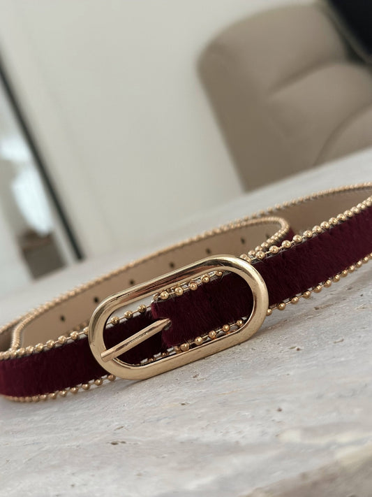 Enoa ♡ La ceinture bordeau