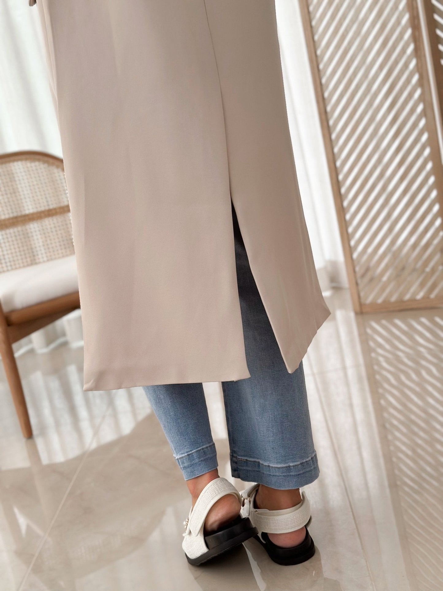 Kya ♡ La longue veste sans manche