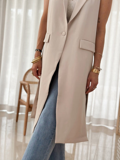 Kya ♡ La longue veste sans manche
