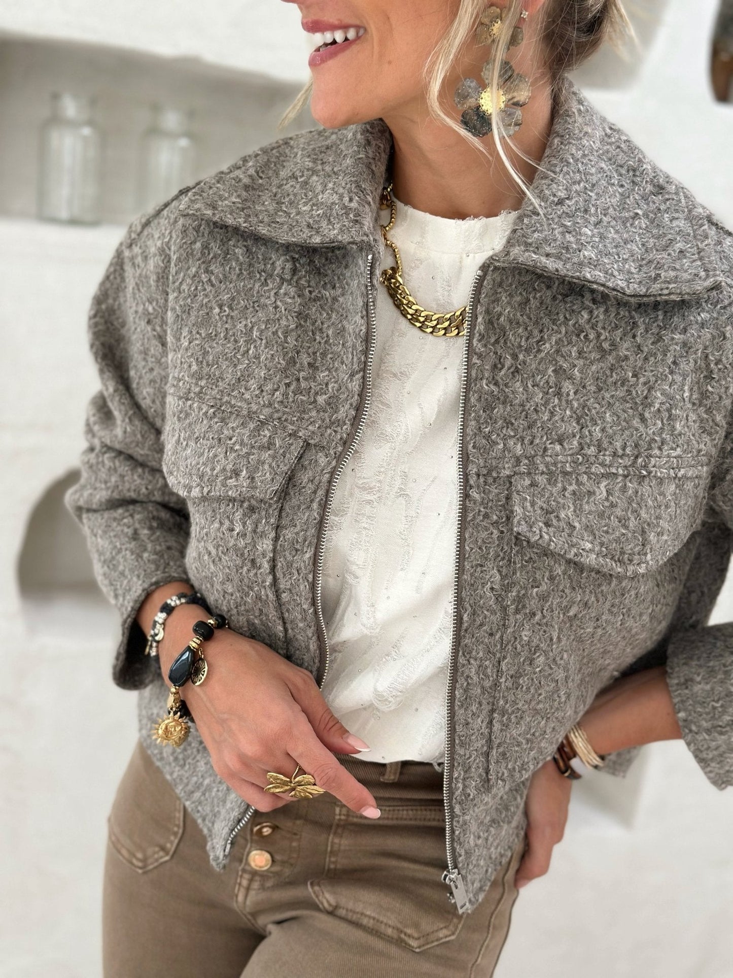 Rafaela ♡ Veste taupe