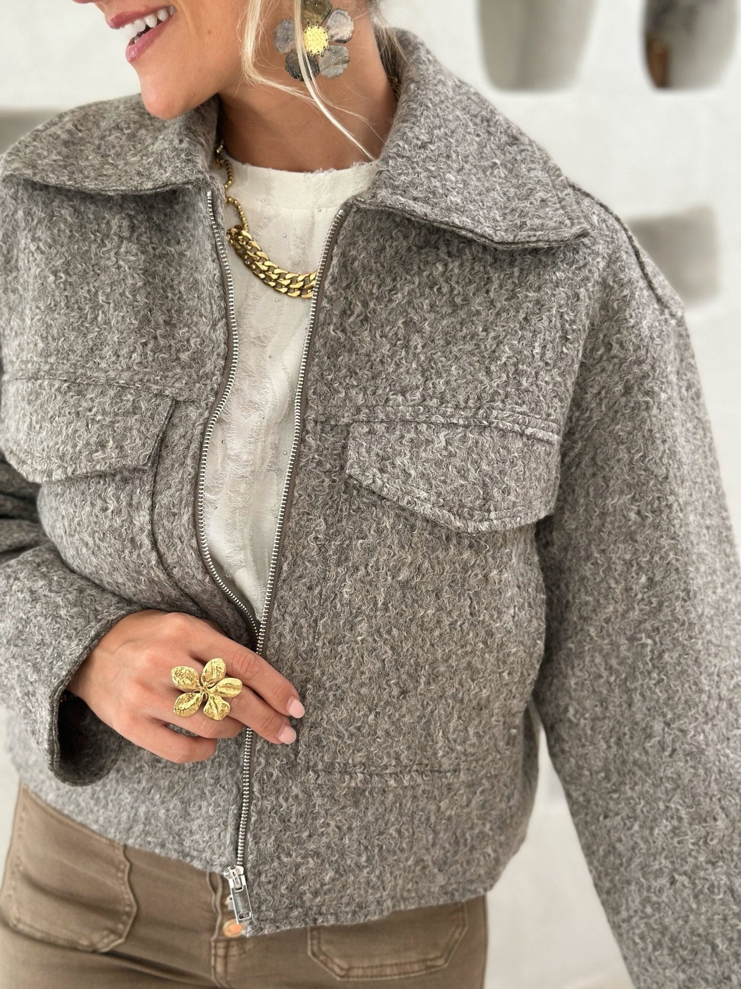 Rafaela ♡ Veste taupe