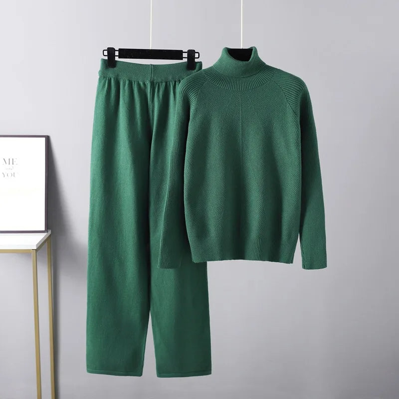 Coutureliege™  | Ensemble deux pièces Lounge en tricot torsadé