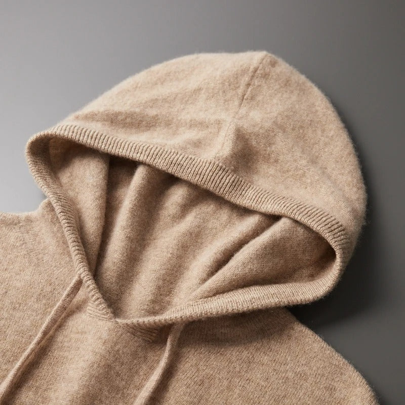 Bastien | Sweat à capuche en cachemire