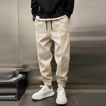 François - Pantalons Amples en lin