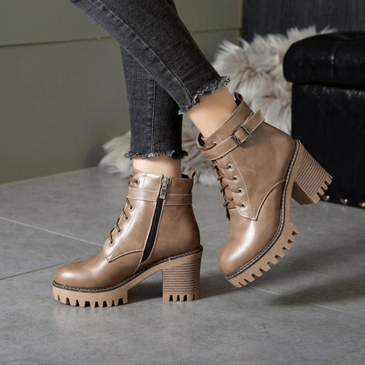 Anabelle ♡ Bottes à plateforme élégantes