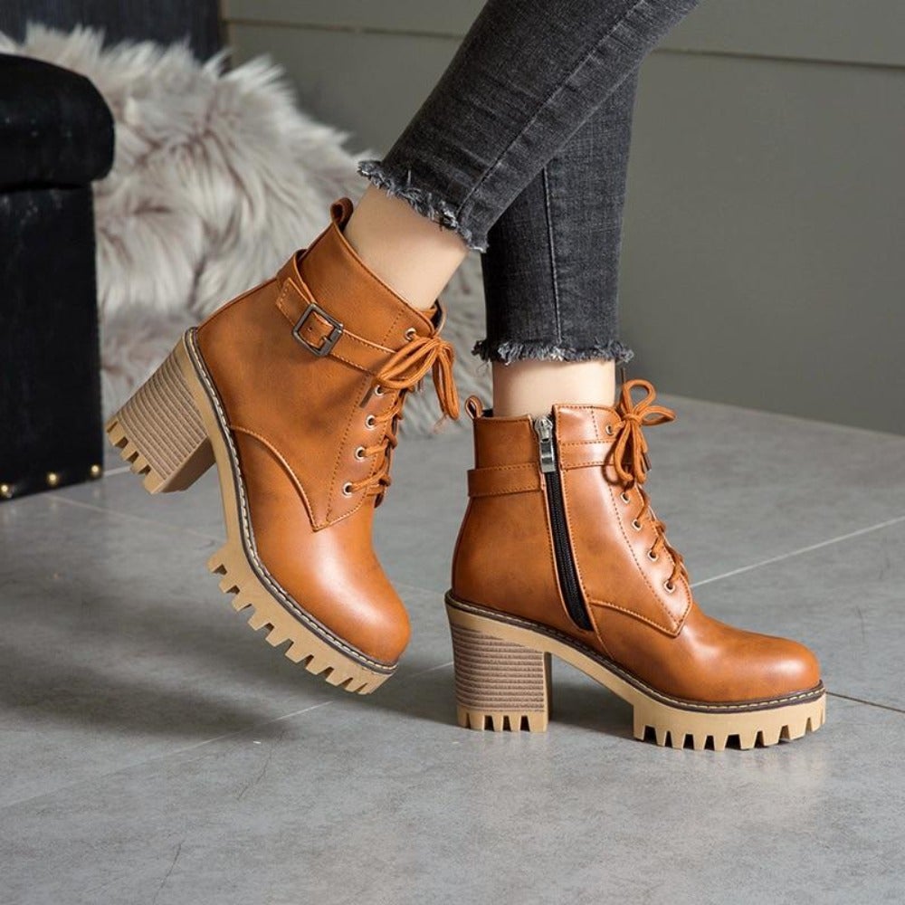 Anabelle ♡ Bottes à plateforme élégantes