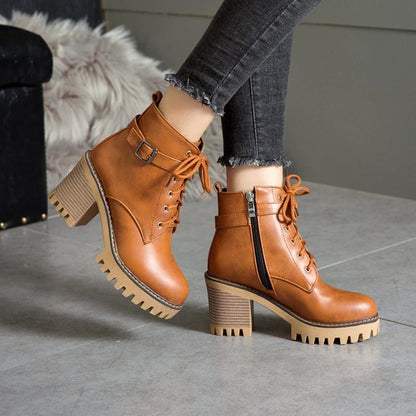 Anabelle ♡ Bottes à plateforme élégantes