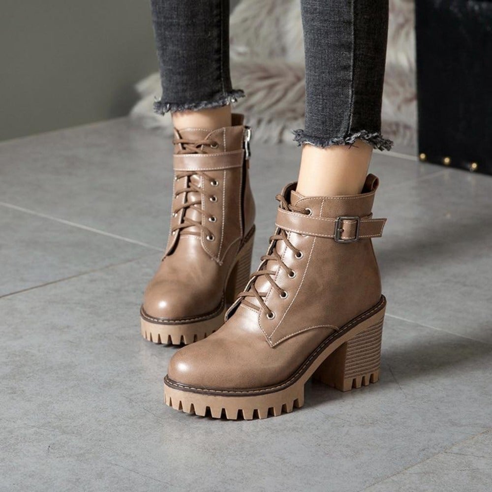 Anabelle ♡ Bottes à plateforme élégantes