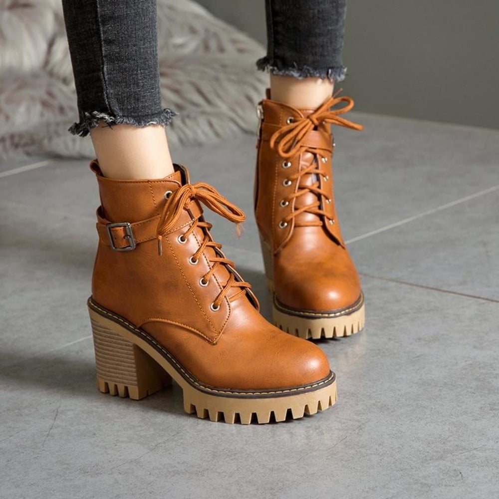Anabelle ♡ Bottes à plateforme élégantes