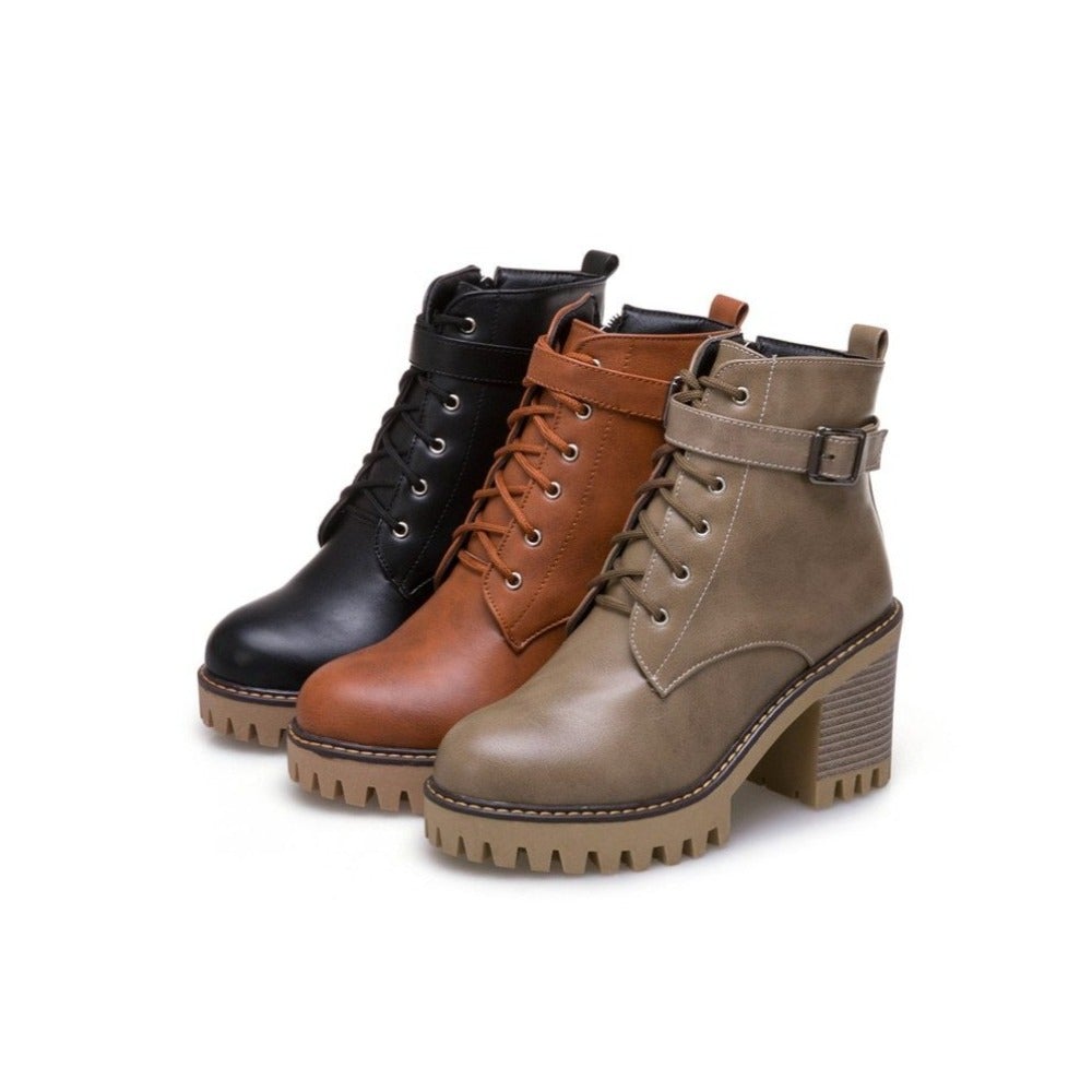 Anabelle ♡ Bottes à plateforme élégantes