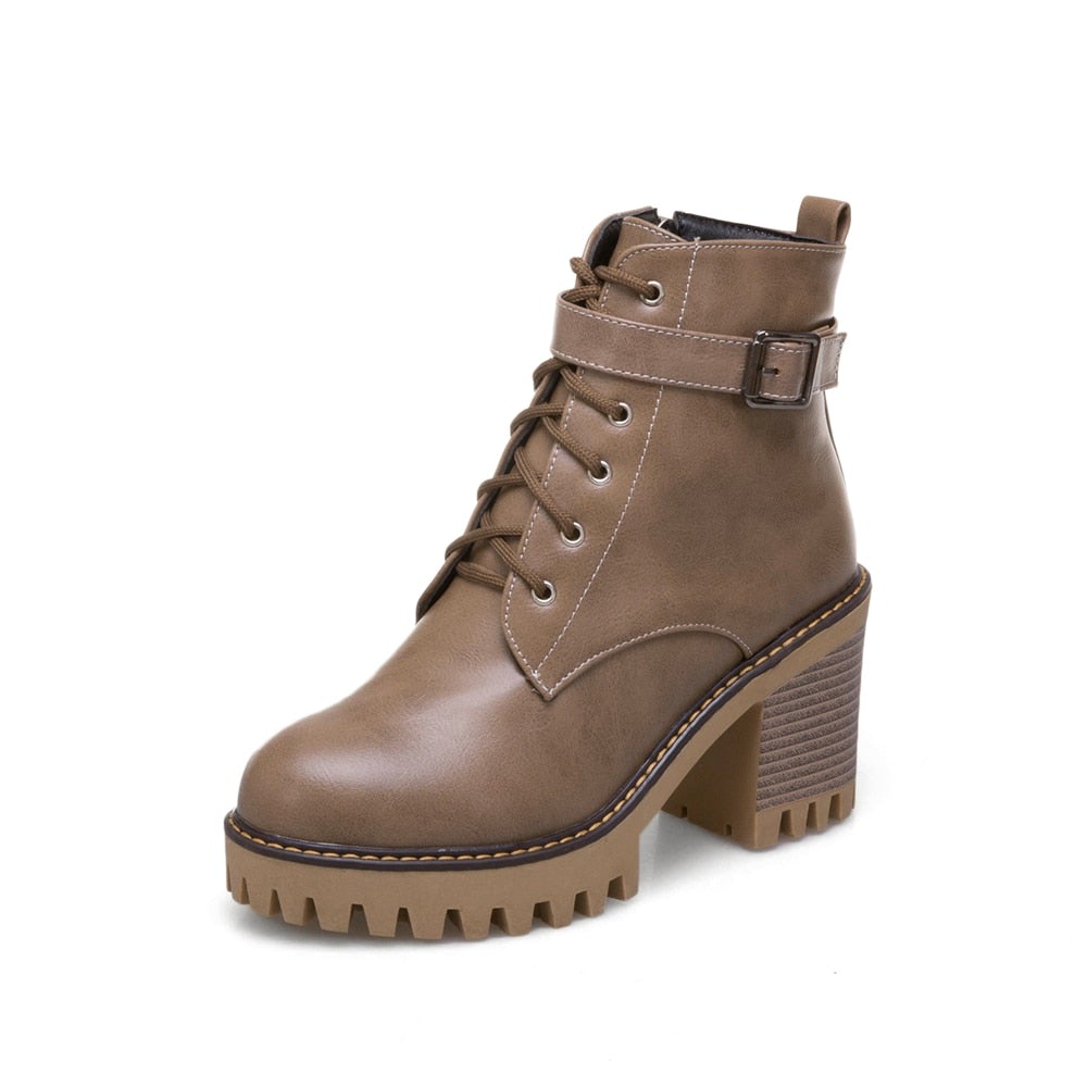 Anabelle ♡ Bottes à plateforme élégantes