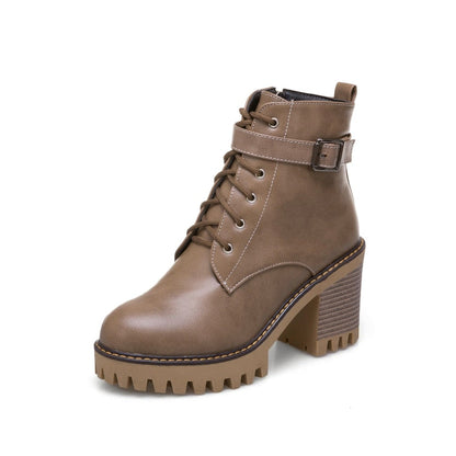 Anabelle ♡ Bottes à plateforme élégantes