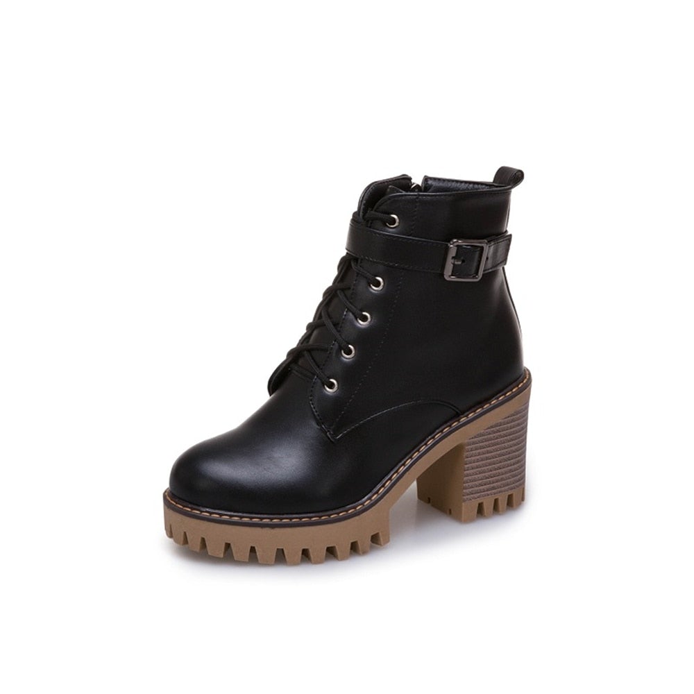 Anabelle ♡ Bottes à plateforme élégantes