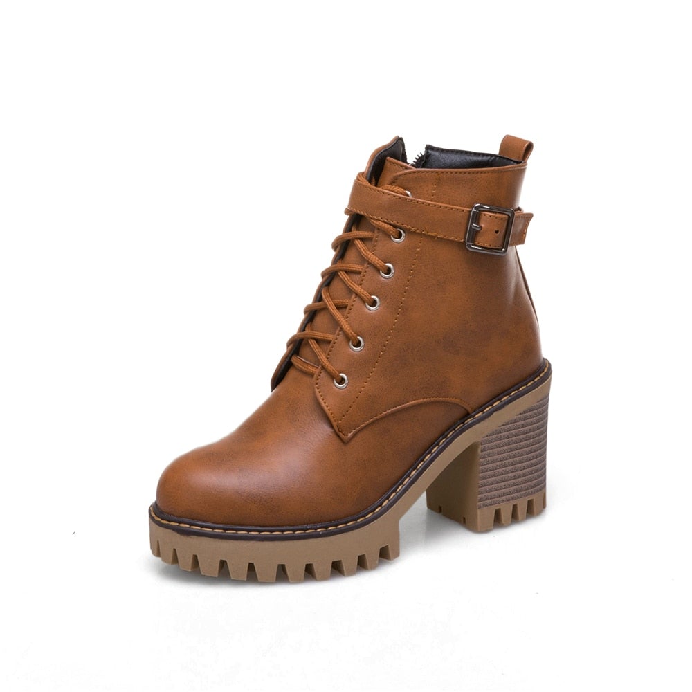 Anabelle ♡ Bottes à plateforme élégantes