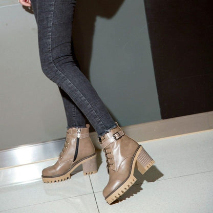 Anabelle ♡ Bottes à plateforme élégantes