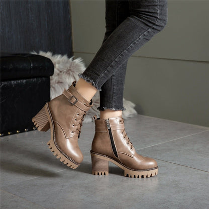 Anabelle ♡ Bottes à plateforme élégantes