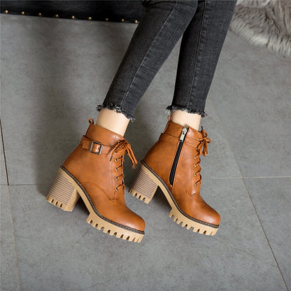 Anabelle ♡ Bottes à plateforme élégantes