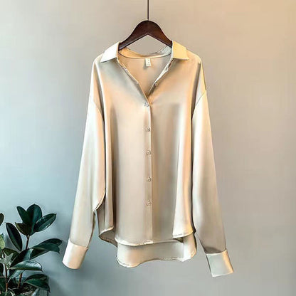 Saro ♡ Chemise élégante satinée