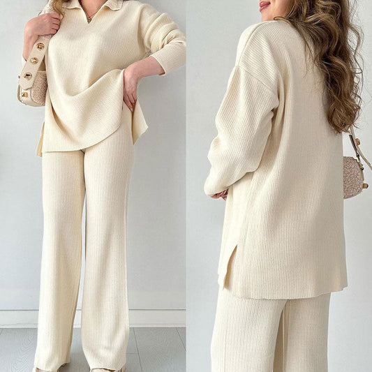 Arianna ♡ Ensemble deux pièces élégant avec décolleté en V