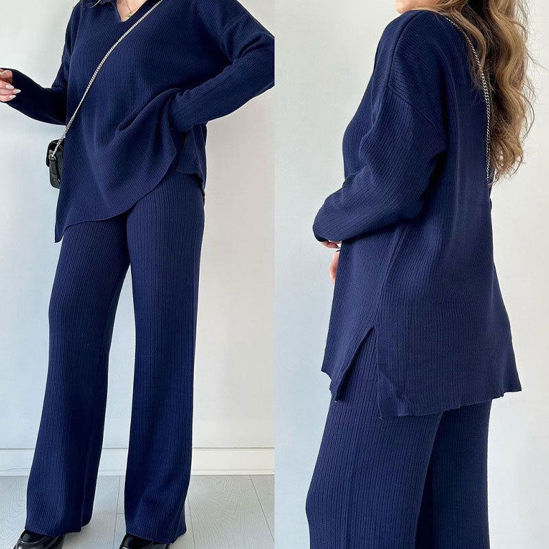 Arianna ♡ Ensemble deux pièces élégant avec décolleté en V