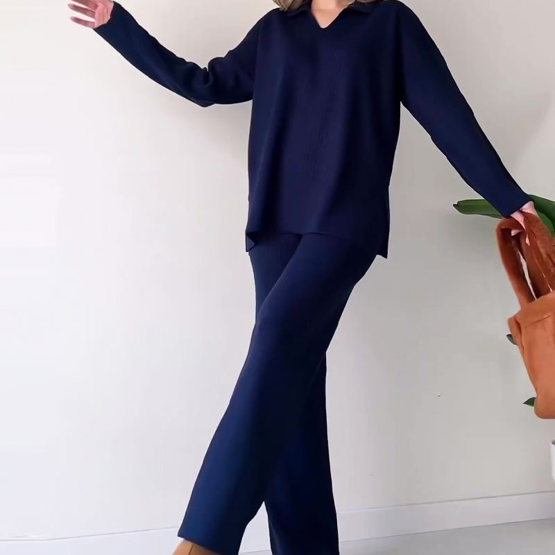 Arianna ♡ Ensemble deux pièces élégant avec décolleté en V