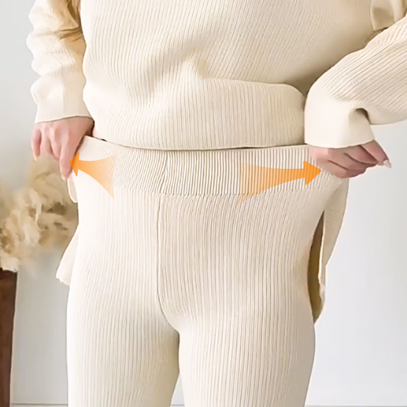 Arianna ♡ Ensemble deux pièces élégant avec décolleté en V
