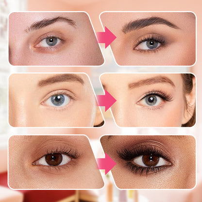 ♡ Ensemble de alettes de Maquillage Multi-Couleurs (5 Couches)