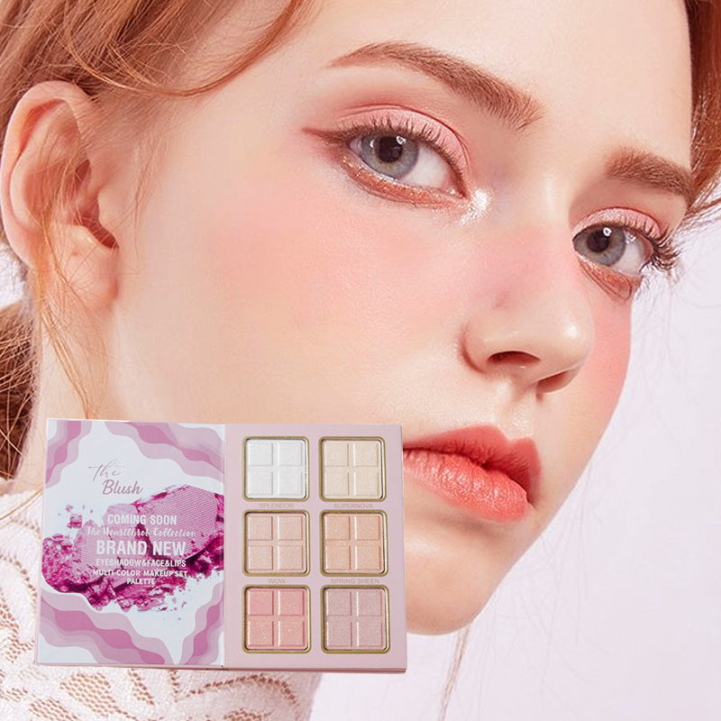 ♡ Ensemble de alettes de Maquillage Multi-Couleurs (5 Couches)