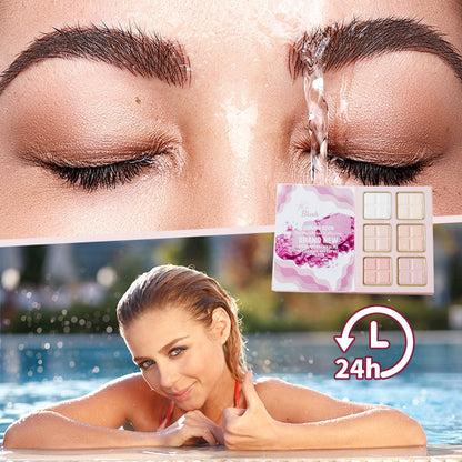 ♡ Ensemble de alettes de Maquillage Multi-Couleurs (5 Couches)