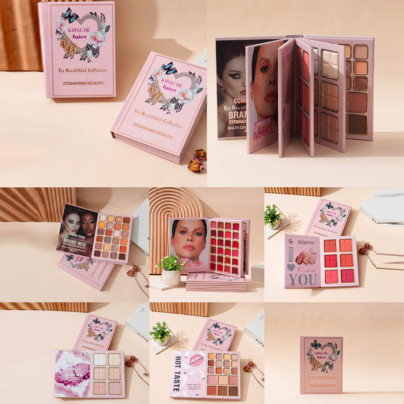 ♡ Ensemble de alettes de Maquillage Multi-Couleurs (5 Couches)