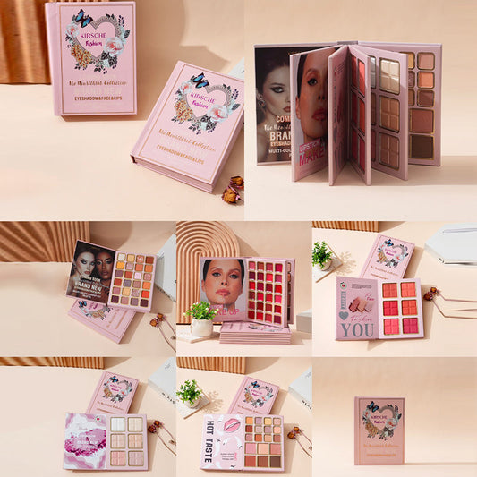 ♡ Ensemble de alettes de Maquillage Multi-Couleurs (5 Couches)