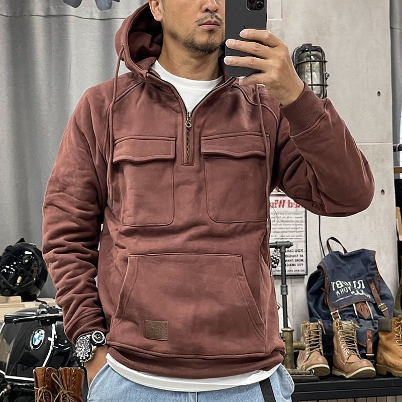 Liam | Elégant sweat à capuche zippé