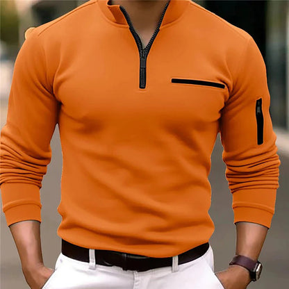 Louis | Polo zippé de qualité supérieure pour un style décontracté raffiné