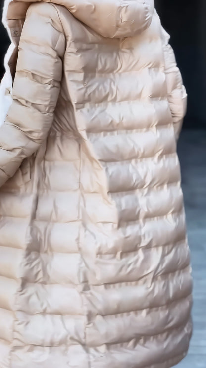 Anna ♡ Manteau long en fourrure réversible
