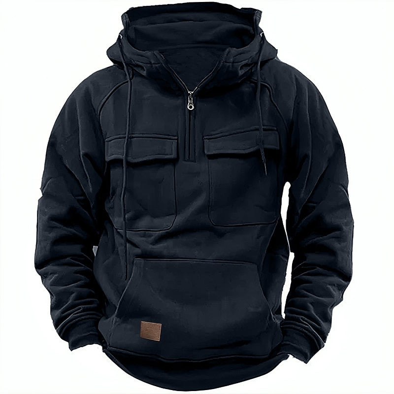 Liam | Elégant sweat à capuche zippé