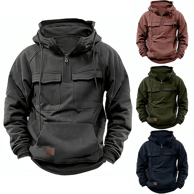 Liam | Elégant sweat à capuche zippé